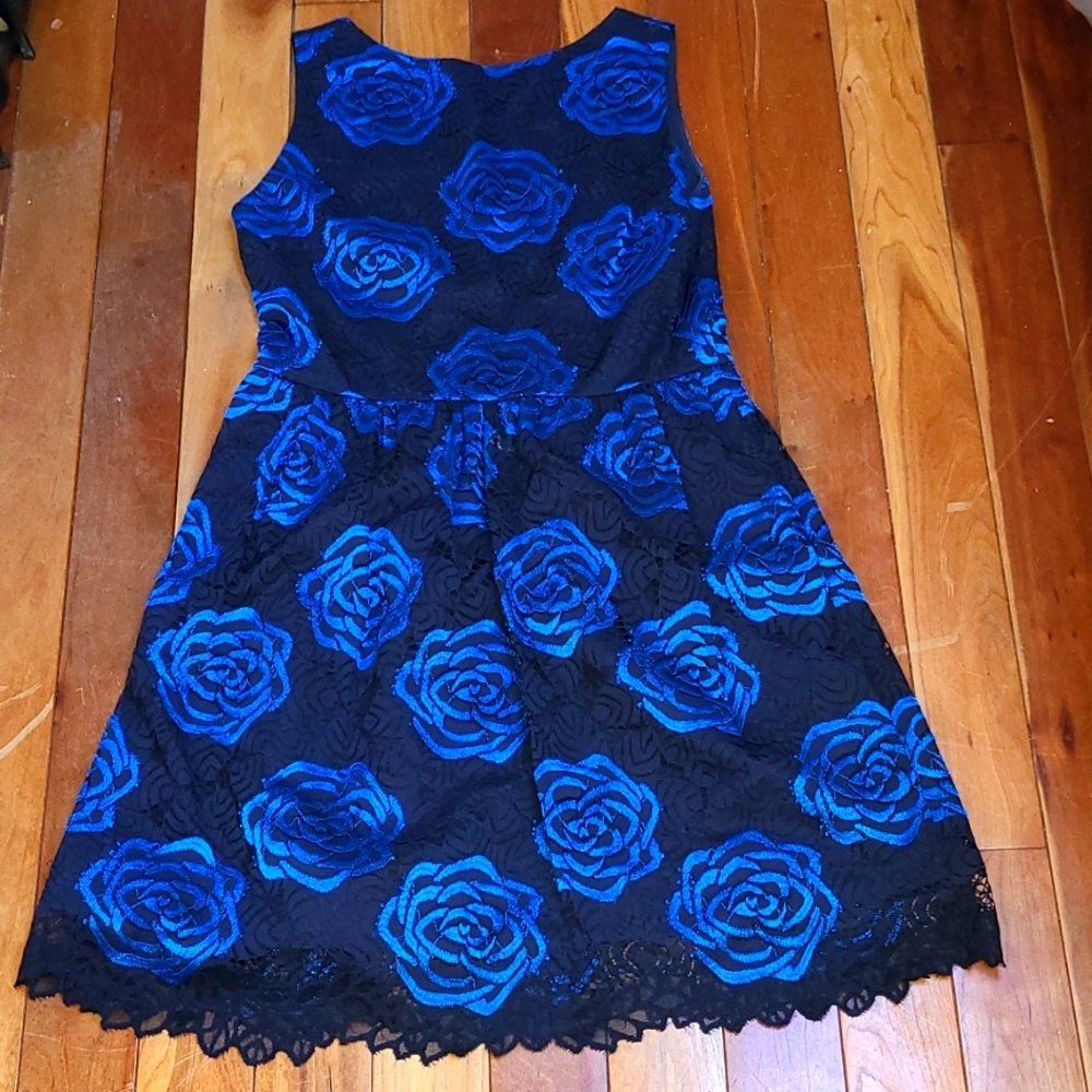 Alice and Olivia navy/blue dress